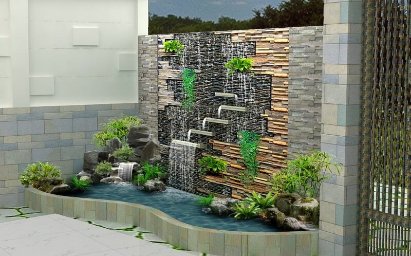 【Hướng dẫn】Cách làm thác nước trên tường đẹp, hợp phong thủy